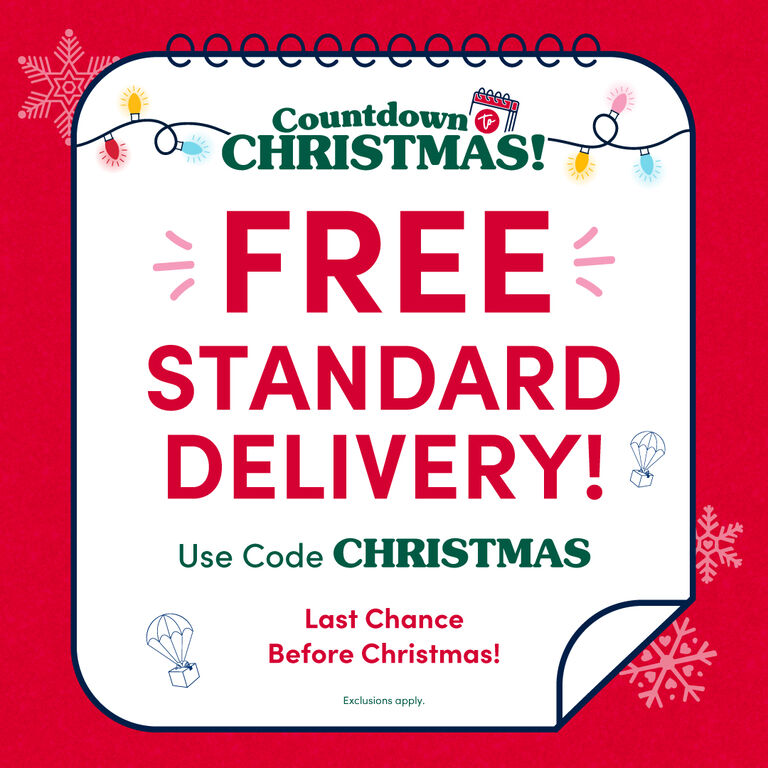 FREE STANDARD DELIVERY, NO MINIMUM!