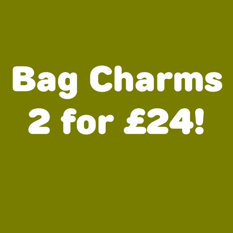 BAG CHARMS 2 FOR &pound;24