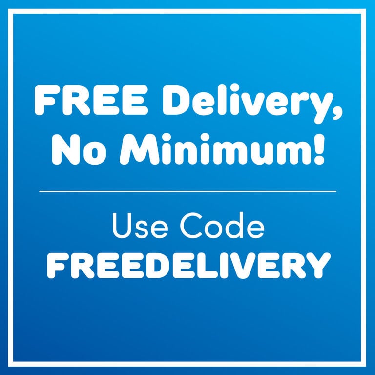 TODAY ONLY! Free Delivery, No Minimum! Use Code FREEDELIVERY at Checkout.