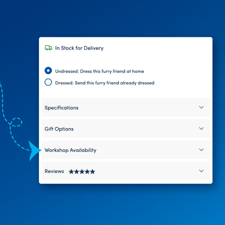 Workshop Availabilty