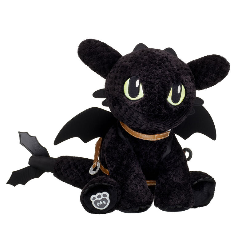 How to Train Your Dragon Toothless Plush with Saddle - Build-A-Bear Workshop&reg;