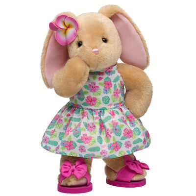 Pawlette&trade; Bunny Plush Tropical Gift Set