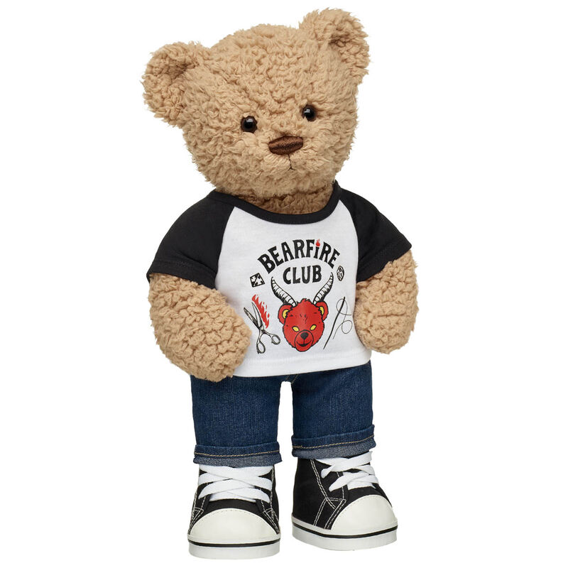Online Exclusive Timeless Teddy Bear Stranger Things™ Bearfire Club Gift Set - Build-A-Bear Workshop®