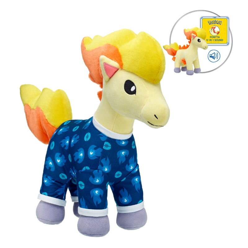 Pok&eacute;mon Ponyta Plush with 5-in-1 Sound plush by Build-A-Bear