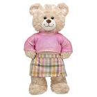 2-Piece Pink Top and Plaid Skirt Outfit for Stuffed Animals - Build-A-Bear Workshop®