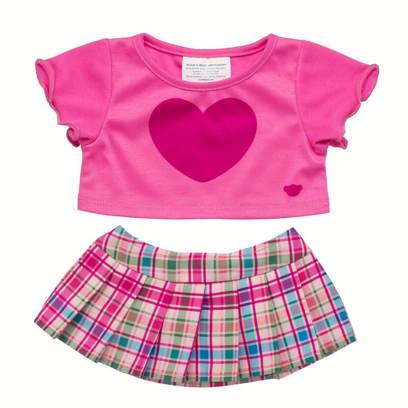 Plaid Skirt Set by Build-A-Bear
