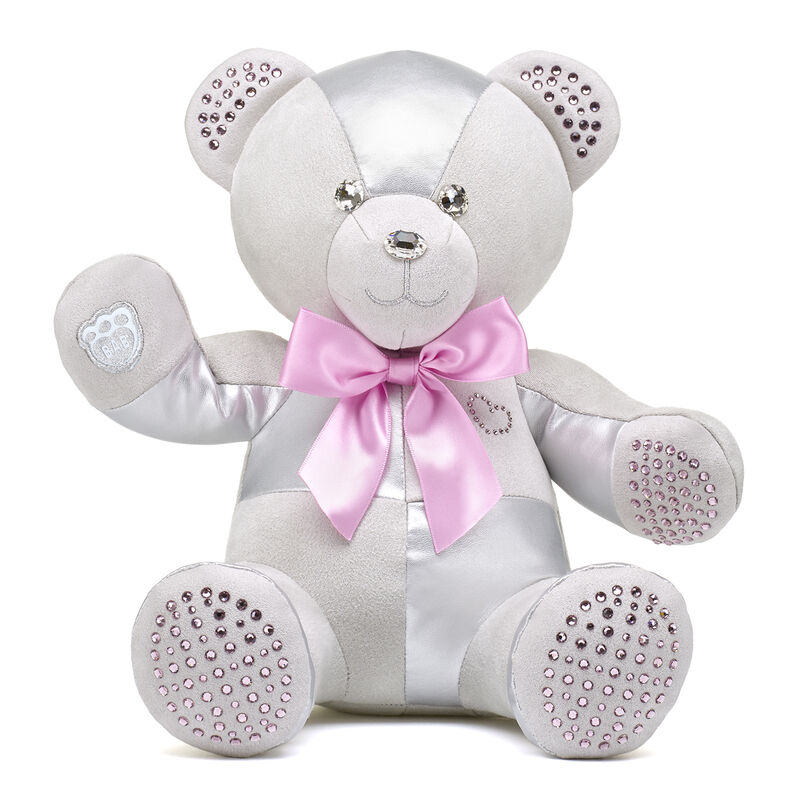 Online Exclusive Build-A-Bear Birthstone Bear Featuring Swarovski® Light Amethyst crystals
