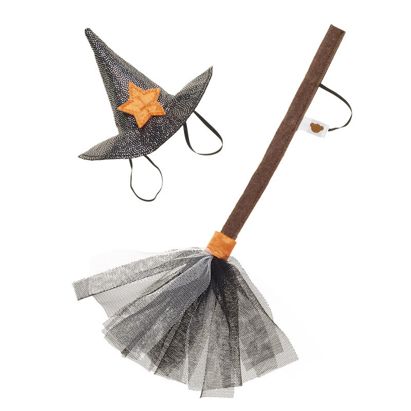 Witch Hat and Broom Set for Stuffed Animals - Build-A-Bear Workshop®