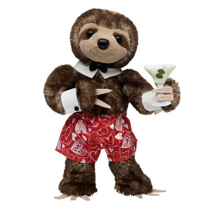 Brown Sloth Soft Toy Valentine's Day Gift Set