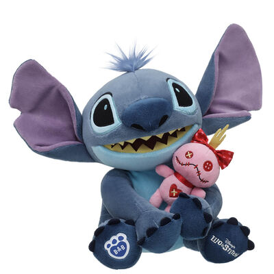 Disney Stitch Plush with Valentine's Day Scrump Wristie