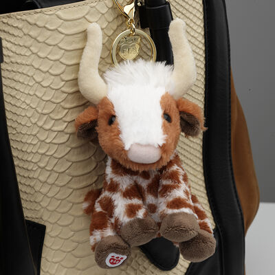 Highland Cow Plush Bag Charm
