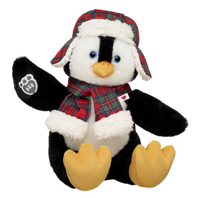Penguin Chick Soft Toy Tartan Gift Set