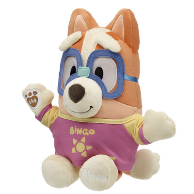 Bingo Plush with Swim Shirt and Goggle Set