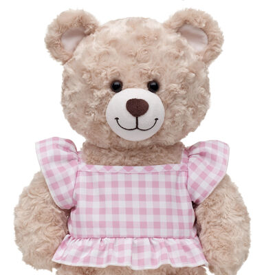 Pink Gingham Ruffle Tank