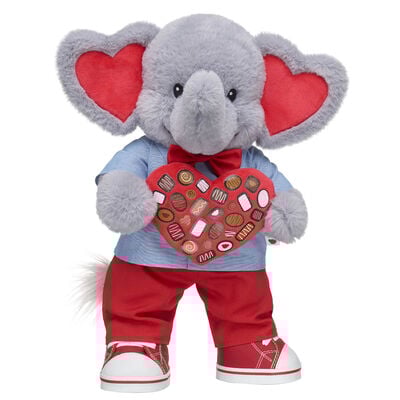 Love You Tons Elephant Soft Toy Chocolate Heart Box Gift Set
