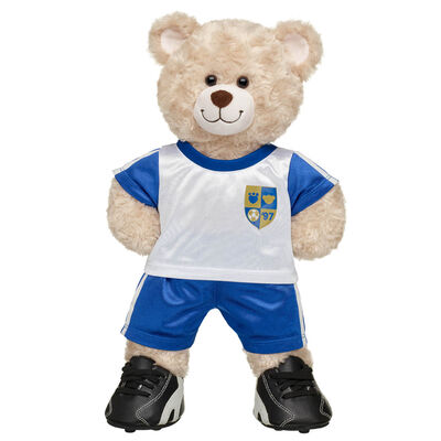 Happy Hugs Teddy Bear Blue Football Gift Set