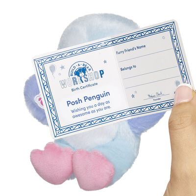 Build-A-Bear Mini Beans® Posh Penguin Soft Toy