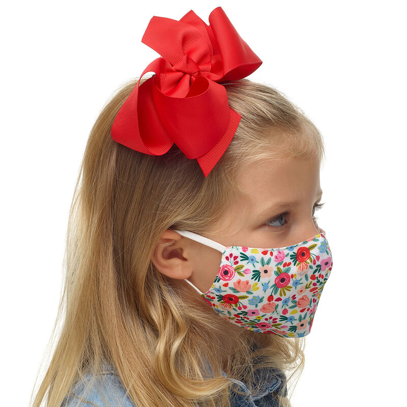 Child-Size Flower Face Mask