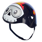 Black Skull and Flames Helmet, , hi-res