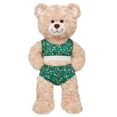 Christmas Lights Bra and Underwear Set 