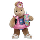 Pawlette Bunny Plush Flamingo Floatie Gift Set plush by Build-A-Bear