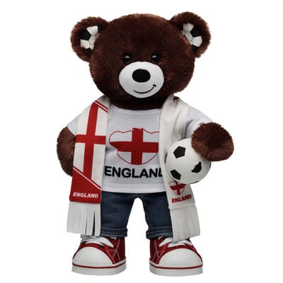 Let's Goal Bear England Football Gift Set