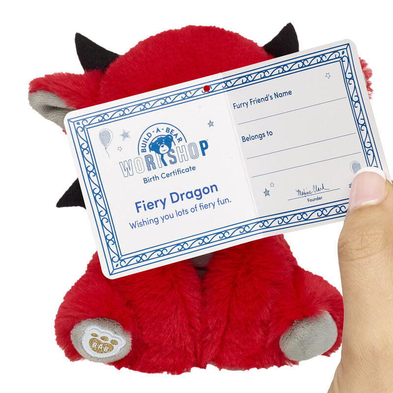 Build-A-Bear Mini Beans Fiery Dragon Plush plush by Build-A-Bear