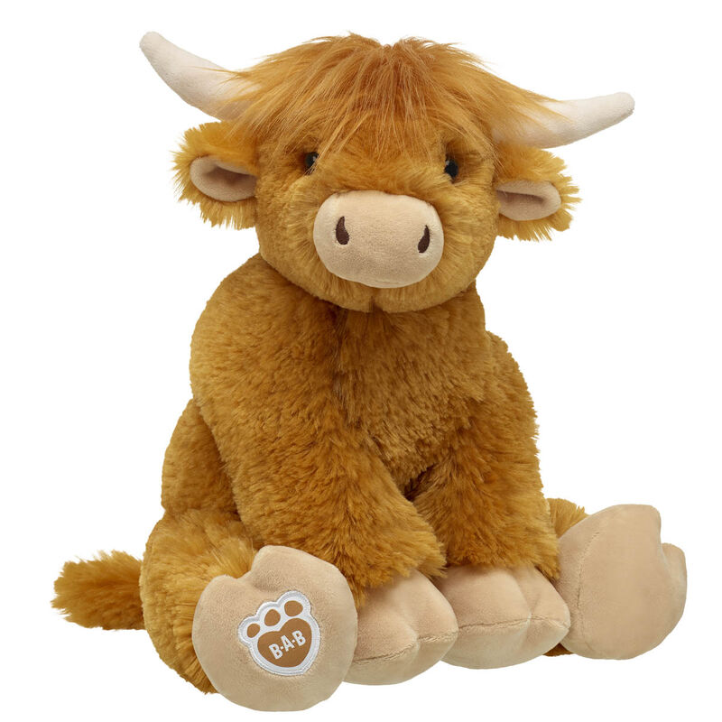 Shaggy Highland Cow Soft Toy & Mini Bean Set BuildABear®