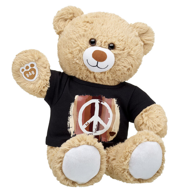 Online Exclusive Cuddly Brown Bear Peace and Equality Gift Set