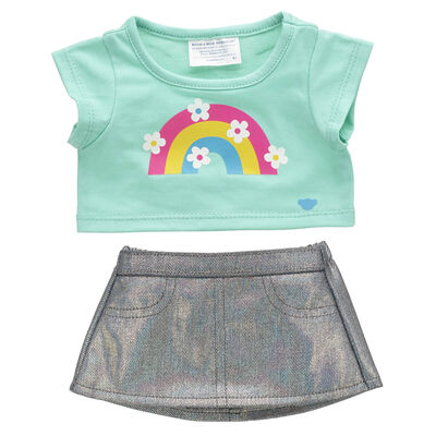 KABU&trade; Rainbow Tee and Skirt Set