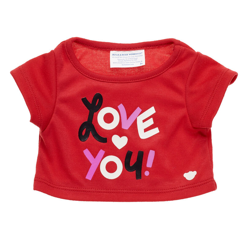 Love You T-Shirt for Stuffed Animals - Build-A-Bear Workshop&reg;