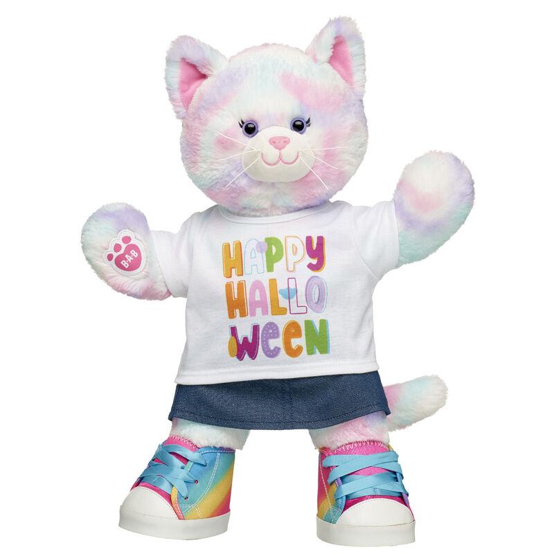 Pastel Swirl Kitty Happy Halloween Soft Toy Set BuildABear®