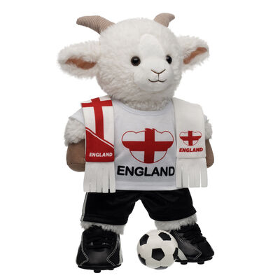 Goat Soft Toy England Football Gift Set