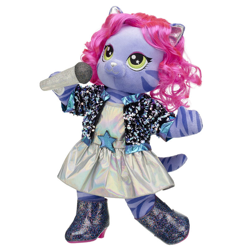 Honey Girls Teegan Tiger Plush with Sequin 2-fer Skirt Set - Build-A-Bear Workshop&reg;