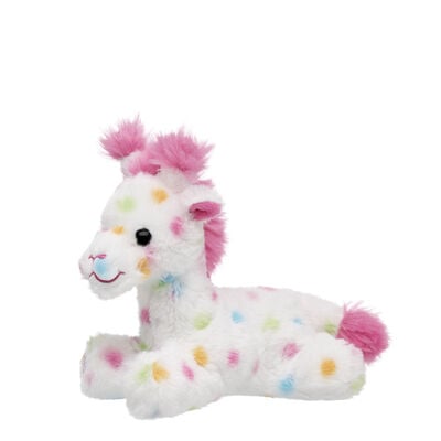 Build-A-Bear Mini Beans&reg; White Frosted Animal Cookie Giraffe Soft Toy