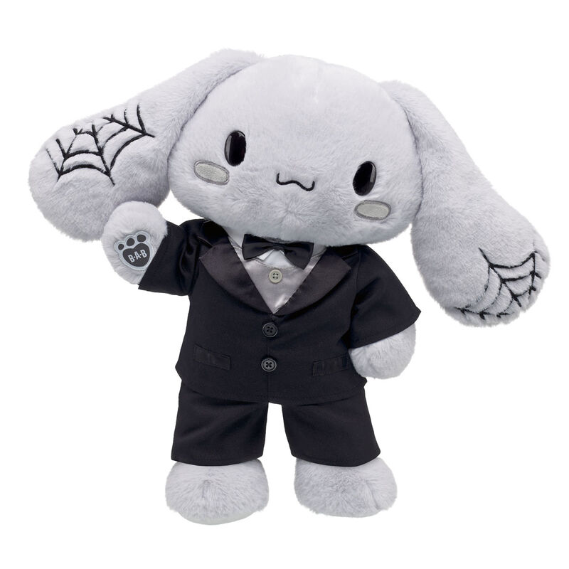 Sanrio Spooky Webs Cinnamoroll Plush with Halloween Outfit by Build-A-Bear