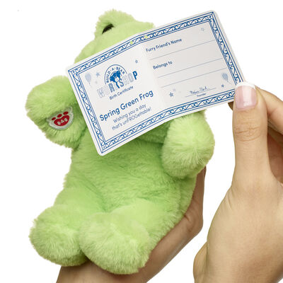 Build-A-Bear Mini Beans&reg; Spring Green Frog Soft Toy