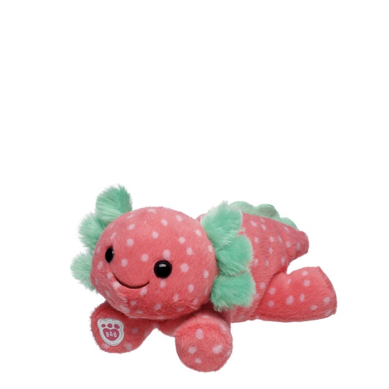 Build-A-Bear Mini Beans Strawberry Axolotl Stuffed Animal plush by Build-A-Bear