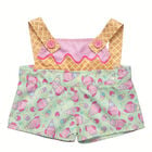 Sanrio Hello Kitty and Friends Strawberry Ice Cream Pochacco Overalls by Build-A-Bear