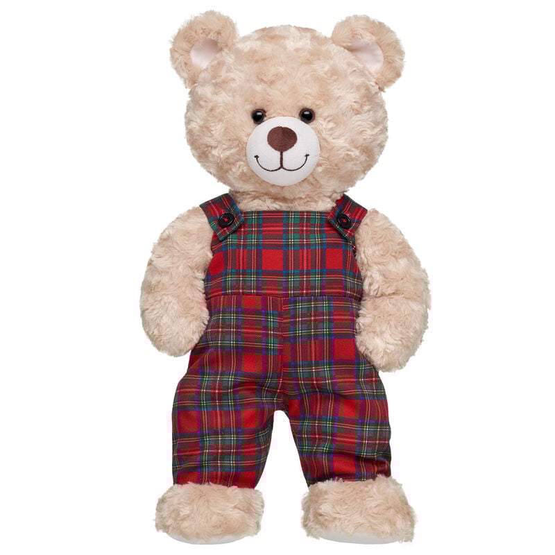 Holiday Tartan Overalls | Build-A-Bear