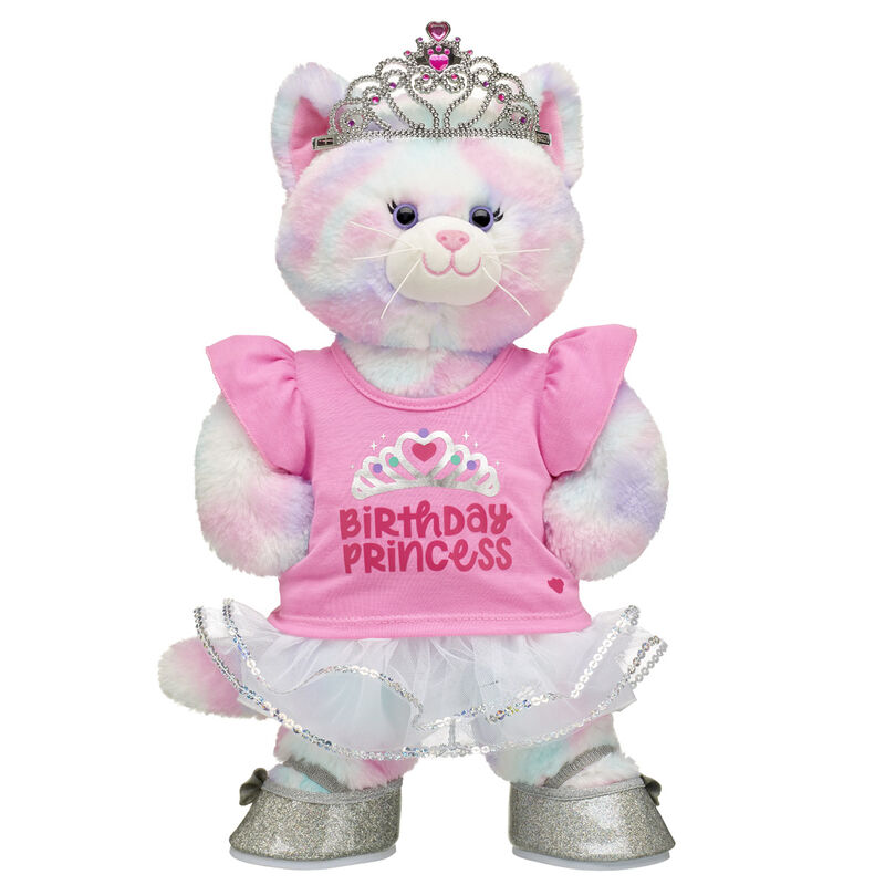 Pastel Swirl Kitty Birthday Stuffed Animal Gift Set - Build-A-Bear Workshop&reg;