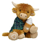 Shaggy Highland Cow Stuffed Animal Green Plaid PJ Gift Set with Drink Wristie - Build-A-Bear Workshop&reg;