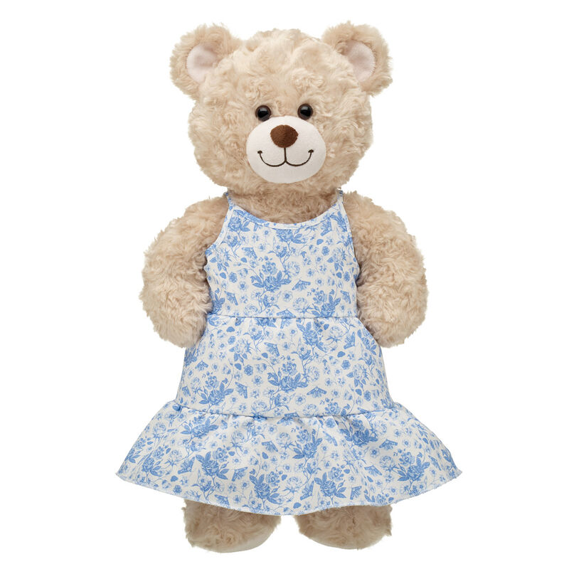 Online Exclusive Blue Floral Dress - Build-A-Bear Workshop&reg;