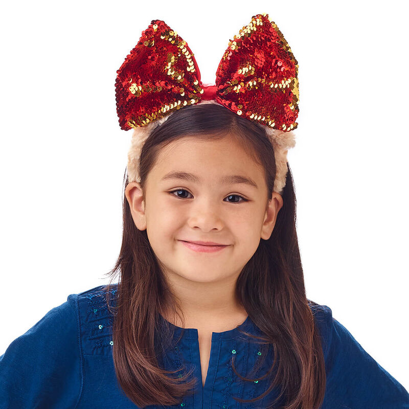 Sequin Bow Bear Headband for Kids