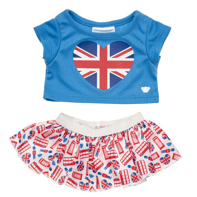 UK Shirt and Skirt Set