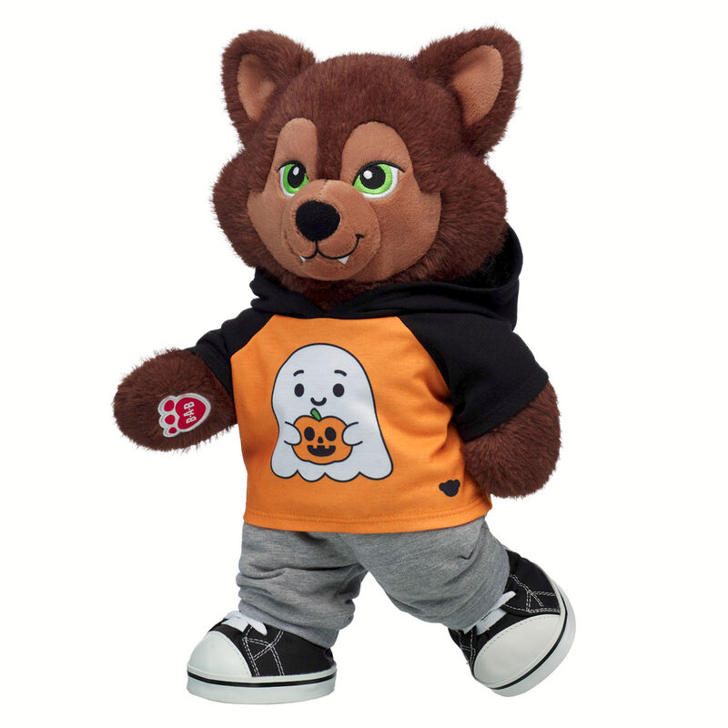 Mystical Werewolf Stuffed Animal Halloween Hoodie Gift Set plush by Build-A-Bear