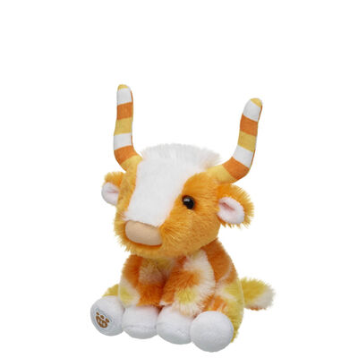 Build-A-Bear Mini Beans&reg; Candy Corn Highland Cow Soft Toy
