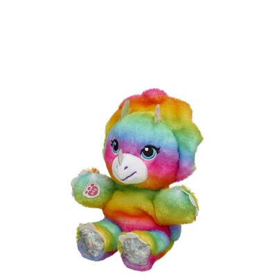Build-A-Bear Mini Beans&reg; Rainbow Triceratops Plush