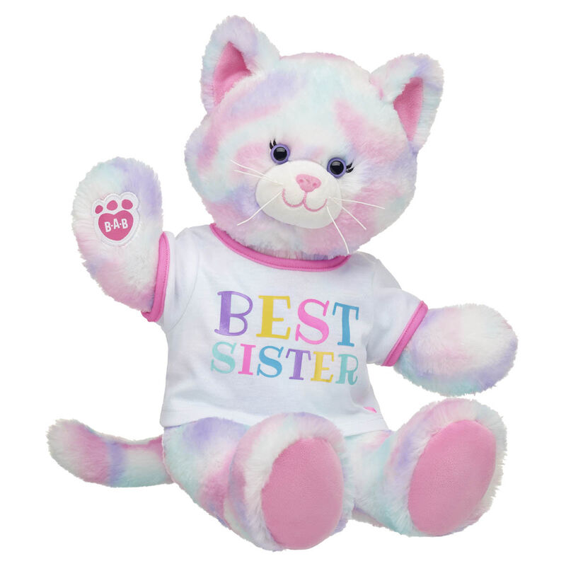 Pastel Swirl Kitty Best Sister Gift Set
