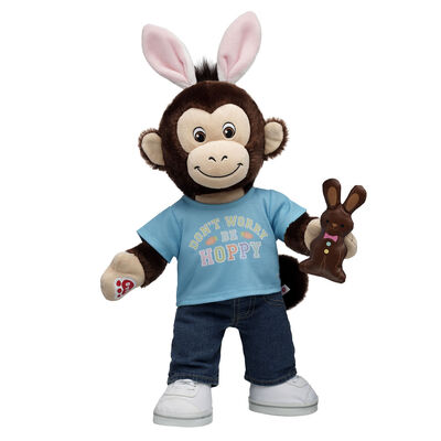 Smiley Monkey Soft Toy Bunny Gift Set
